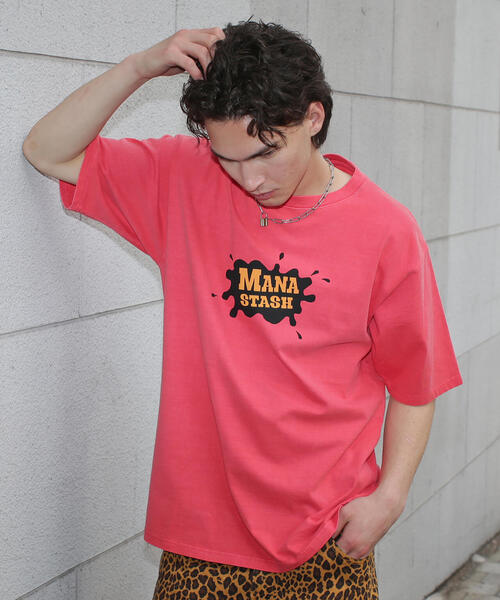 MANASTASH(マナスタッシュ)の「MANASTASH/マナスタッシュ/PUMICE TEE CEREAL(Tシャツ/カットソー・メンズ・ホワイト/ネイビー/レッド・M/L/XL/S)」の9枚目の写真