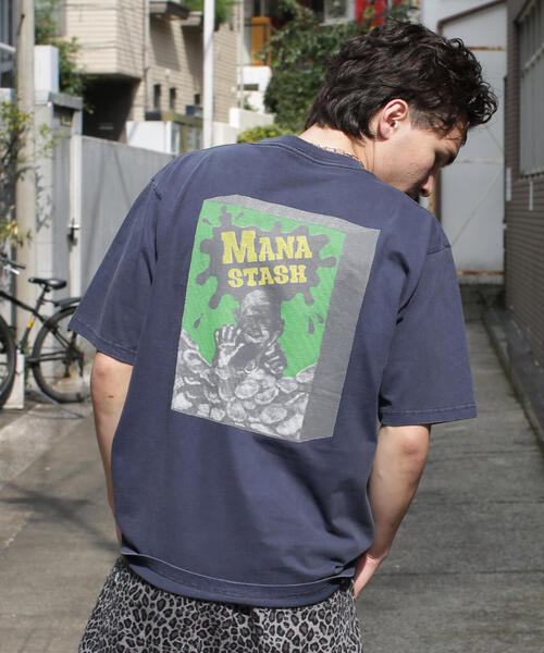 MANASTASH(マナスタッシュ)の「MANASTASH/マナスタッシュ/PUMICE TEE CEREAL(Tシャツ/カットソー・メンズ・ホワイト/ネイビー/レッド・M/L/XL/S)」の12枚目の写真