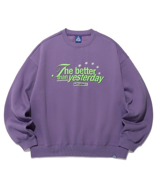 ISTKUNST(イストクンスト)の「VINTAGE BTY SWEATSHIRTS_PURPLE(IK2DFMM450A)(スウェット・レディース・その他・S/M/L)」の1枚目の写真