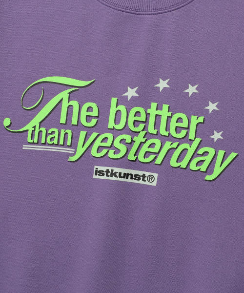 ISTKUNST(イストクンスト)の「VINTAGE BTY SWEATSHIRTS_PURPLE(IK2DFMM450A)(スウェット・レディース・その他・S/M/L)」の4枚目の写真