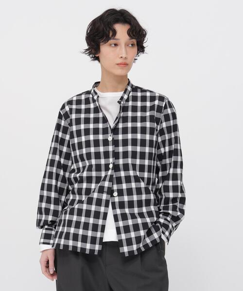 セール】COTTON CHECK SHIRT（シャツ/ブラウス）｜MARGARET HOWELL