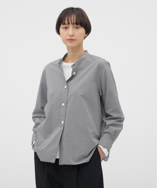 COTTON CHECK SHIRT（シャツ/ブラウス）｜MARGARET HOWELL