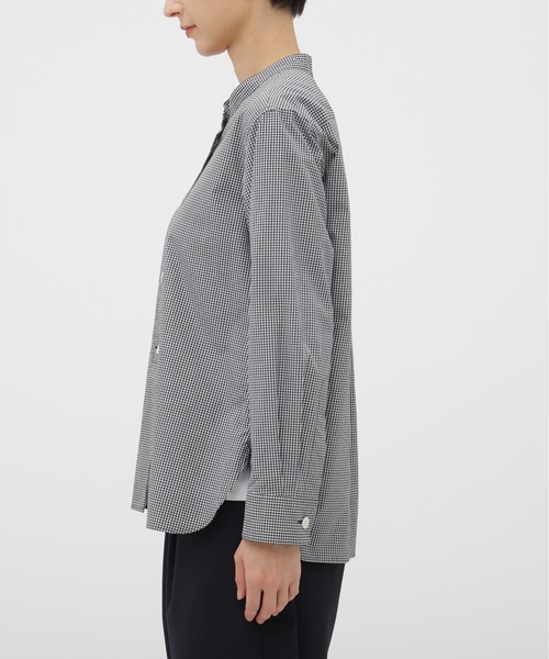 マーガレットハウエル　ブロックチェックシャツ　新品未使用 古着】マーガレットハウエル ブロックチェック シャツ - メルカリ