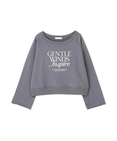 PROPORTION BODY DRESSING(プロポーションボディドレッシング)の「<ウォッシャブル><a>ラグランロゴトップス / 1216169203(Tシャツ/カットソー・レディース・グレー/ダークグレー/オフホワイト・FREE)」の4枚目の写真