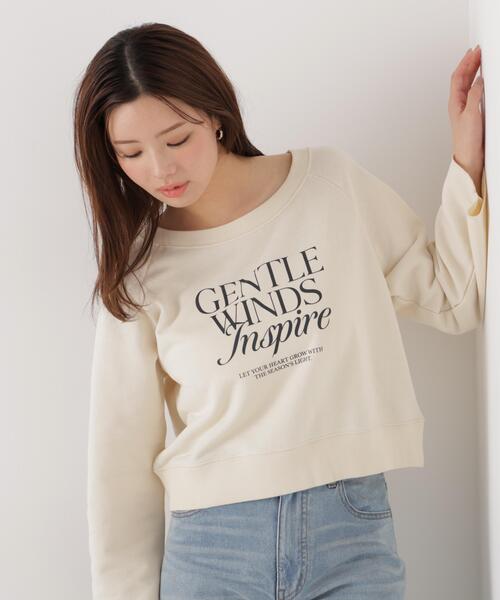 PROPORTION BODY DRESSING(プロポーションボディドレッシング)の「<ウォッシャブル><a>ラグランロゴトップス / 1216169203(Tシャツ/カットソー・レディース・グレー/ダークグレー/オフホワイト・FREE)」の10枚目の写真