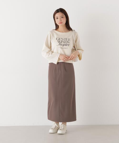 PROPORTION BODY DRESSING(プロポーションボディドレッシング)の「<ウォッシャブル><a>ラグランロゴトップス / 1216169203(Tシャツ/カットソー・レディース・グレー/ダークグレー/オフホワイト・FREE)」の15枚目の写真