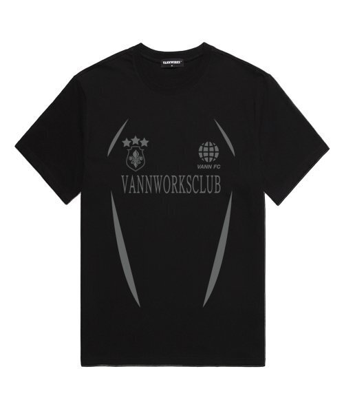 VANNWORKS（バンワークス）の「ブロックコア ユニークTシャツ VER.1 (VS0032) ブラック（Tシャツ/カットソー・レディース・その他・L/S/M/XL/XXL）」の3枚目の写真
