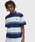 FRED PERRY�i�t���b�h�y���[�j�́uHeavyweight Striped T-Shirt�^�w�r�[�E�F�C�g�X�g���C�vT�V���c�iT�V���c/�J�b�g�\�[�j�v�b�_�[�N�u���[