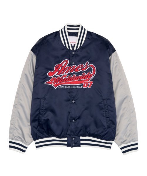 AMESWORLDWIDE(アメスワールドワイド)の「AMES STADIUM JACKET NAVY (AM2ESUJ240A)(スタジャン・メンズ・その他・M/L)」の1枚目の写真