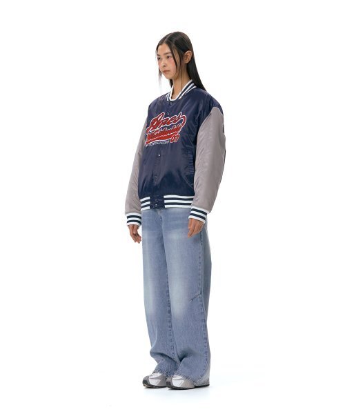 AMESWORLDWIDE(アメスワールドワイド)の「AMES STADIUM JACKET NAVY (AM2ESUJ240A)(スタジャン・メンズ・その他・M/L)」の4枚目の写真