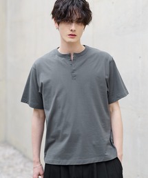 【ヘンリー／クルー】エクストラファインコットンTシャツ