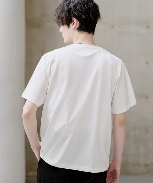 ASTRONOMY(アストロノミー)の「【ヘンリー/クルー】エクストラファインコットンTシャツ(Tシャツ/カットソー・メンズ・ホワイト/チャコール/ブラック系/ブラック/ホワイト系/グレー系・XL/L/M/S)」の17枚目の写真