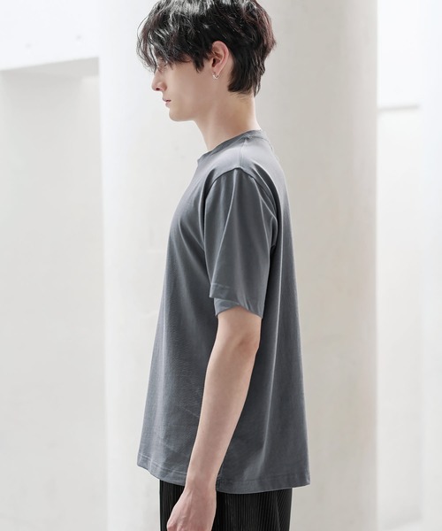 ASTRONOMY(アストロノミー)の「【ヘンリー/クルー】エクストラファインコットンTシャツ(Tシャツ/カットソー・メンズ・ホワイト/チャコール/ブラック系/ブラック/ホワイト系/グレー系・XL/L/M/S)」の15枚目の写真
