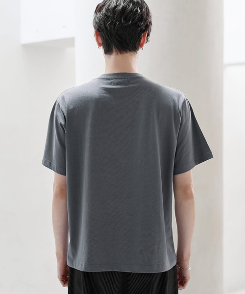 ASTRONOMY(アストロノミー)の「【ヘンリー/クルー】エクストラファインコットンTシャツ(Tシャツ/カットソー・メンズ・ホワイト/チャコール/ブラック系/ブラック/ホワイト系/グレー系・XL/L/M/S)」の16枚目の写真