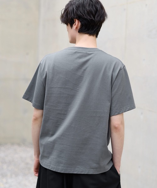ASTRONOMY(アストロノミー)の「【ヘンリー/クルー】エクストラファインコットンTシャツ(Tシャツ/カットソー・メンズ・ホワイト/チャコール/ブラック系/ブラック/ホワイト系/グレー系・XL/L/M/S)」の8枚目の写真