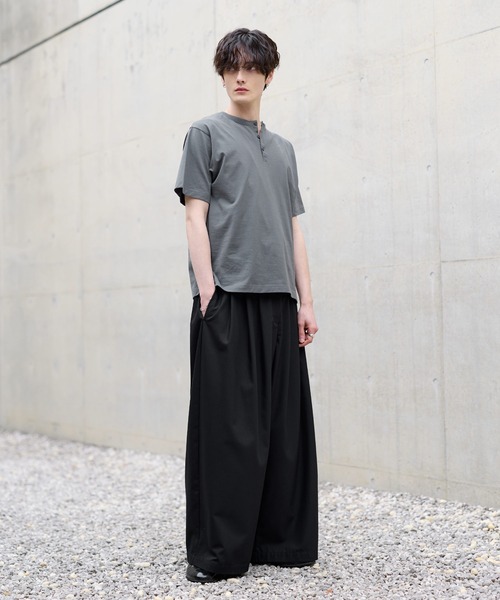 ASTRONOMY(アストロノミー)の「【ヘンリー/クルー】エクストラファインコットンTシャツ(Tシャツ/カットソー・メンズ・ホワイト/チャコール/ブラック系/ブラック/ホワイト系/グレー系・XL/L/M/S)」の9枚目の写真