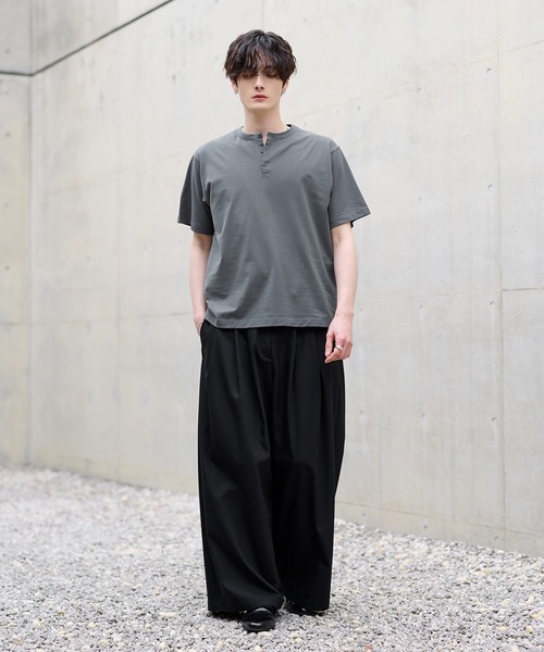 ASTRONOMY(アストロノミー)の「【ヘンリー/クルー】エクストラファインコットンTシャツ(Tシャツ/カットソー・メンズ・ホワイト/チャコール/ブラック系/ブラック/ホワイト系/グレー系・XL/L/M/S)」の13枚目の写真