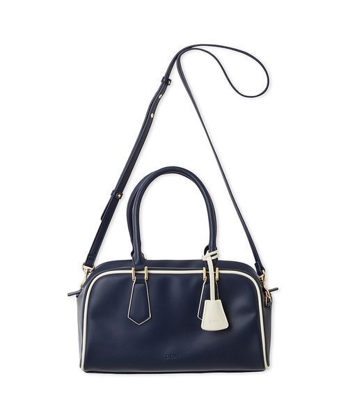 SNIDEL(スナイデル)の「パドロックチャームボストン(ボストンバッグ・レディース・ブラック/アイボリー/キャメル/ネイビー・F)」の19枚目の写真