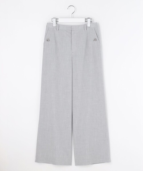 J.PRESS（ジェイプレス）の「トロピカルストレッチ ワイド パンツ（その他パンツ・レディース・ネイビー系/ライトグレー系・13/11/9/7）」の12枚目の写真