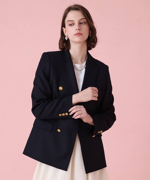 ウールオックスダブルジャケット（その他アウター）｜ANAYI（アナイ