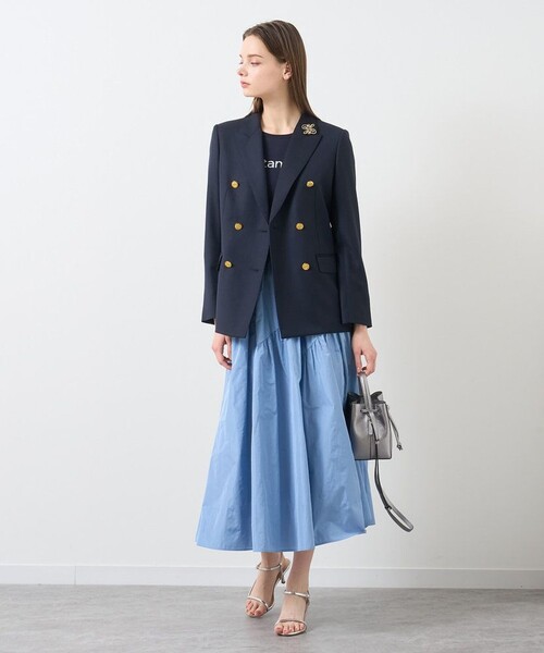 ANAYI（アナイ）の「ウールオックスダブルジャケット（その他アウター・レディース・ネイビー・38）」の7枚目の写真