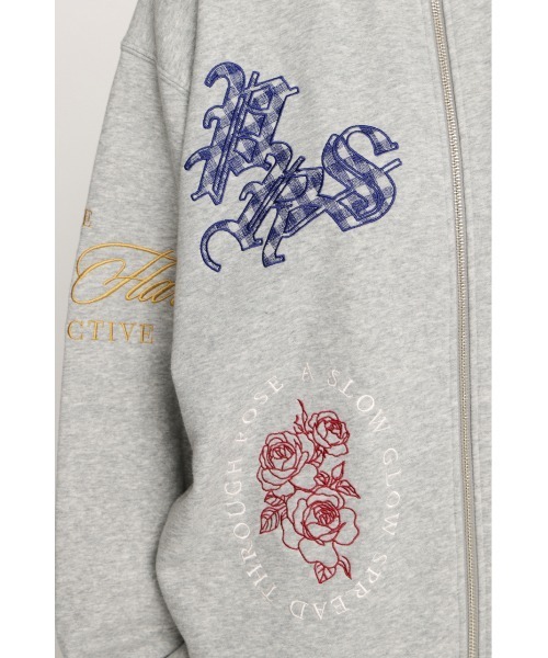 SLY(スライ)の「【2026SS新作】PATCH LOGO TOPS パッチロゴトップス 冬服 春服(スウェット・レディース・杢グレー/グリーン/ネイビー・FREE)」の12枚目の写真