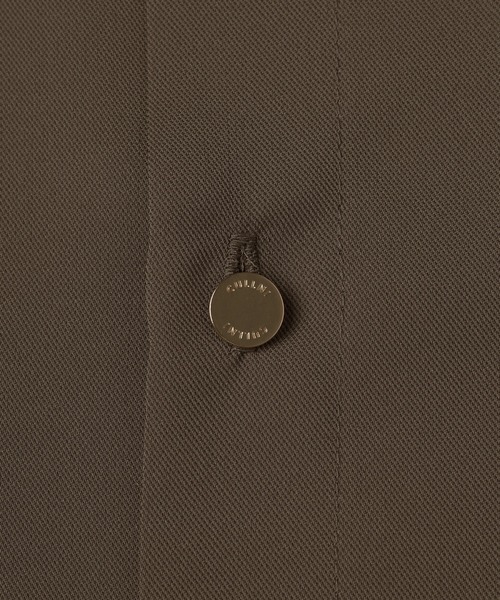 CULLNI(クルニ)の「Airy Drape Cloth French Front Short Sleeve Pullover(Tシャツ/カットソー・メンズ・ブラック/ベージュ/チャコール・2/1/0)」の8枚目の写真