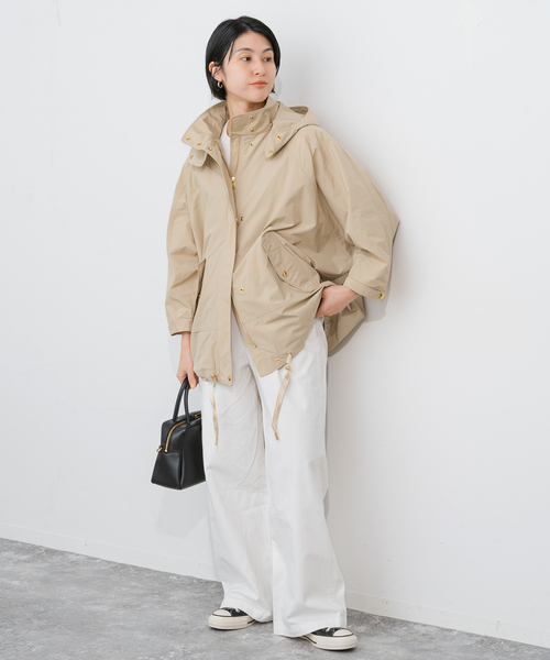 Spick & Span(スピックアンドスパン)の「《一部店舗+WEB限定 / 追加》WOOLRICH / ウールリッチ SUMMER ANORAK(マウンテンパーカー・レディース・アイボリー/ブラック・SMALL)」の12枚目の写真