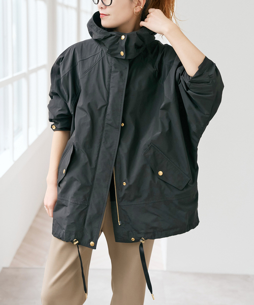Spick & Span(スピックアンドスパン)の「《一部店舗+WEB限定 / 追加》WOOLRICH / ウールリッチ SUMMER ANORAK(マウンテンパーカー・レディース・アイボリー/ブラック・SMALL)」の13枚目の写真
