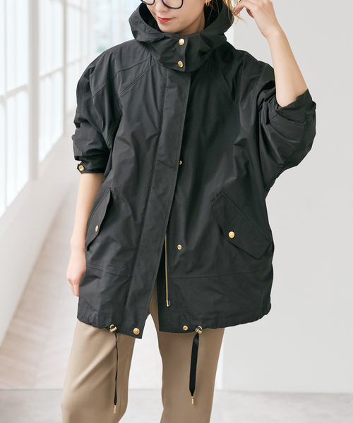 Spick & Span(スピックアンドスパン)の「《一部店舗+WEB限定 / 追加》WOOLRICH / ウールリッチ SUMMER ANORAK(マウンテンパーカー・レディース・アイボリー/ブラック・SMALL)」の14枚目の写真