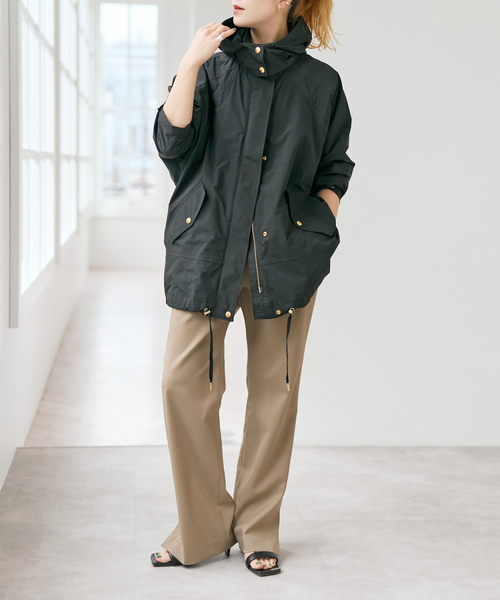 Spick & Span(スピックアンドスパン)の「《一部店舗+WEB限定 / 追加》WOOLRICH / ウールリッチ SUMMER ANORAK(マウンテンパーカー・レディース・アイボリー/ブラック・SMALL)」の18枚目の写真