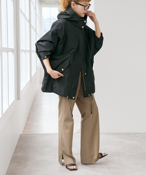 Spick & Span(スピックアンドスパン)の「《一部店舗+WEB限定 / 追加》WOOLRICH / ウールリッチ SUMMER ANORAK(マウンテンパーカー・レディース・アイボリー/ブラック・SMALL)」の19枚目の写真