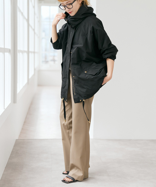 Spick & Span(スピックアンドスパン)の「《一部店舗+WEB限定 / 追加》WOOLRICH / ウールリッチ SUMMER ANORAK(マウンテンパーカー・レディース・アイボリー/ブラック・SMALL)」の22枚目の写真