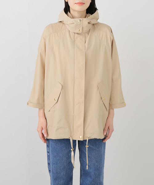 Spick & Span(スピックアンドスパン)の「《一部店舗+WEB限定 / 追加》WOOLRICH / ウールリッチ SUMMER ANORAK(マウンテンパーカー・レディース・アイボリー/ブラック・SMALL)」の4枚目の写真