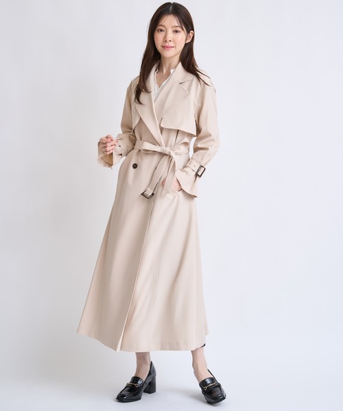 NOELA（ノエラ）の「オーバートレンチコート（トレンチコート・レディース・ベージュ/キャメル・S/M）」の7枚目の写真