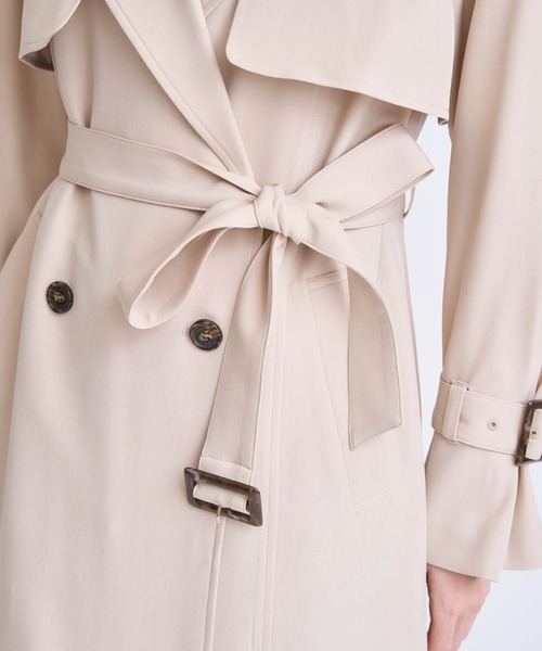 NOELA（ノエラ）の「オーバートレンチコート（トレンチコート・レディース・ベージュ/キャメル・S/M）」の12枚目の写真