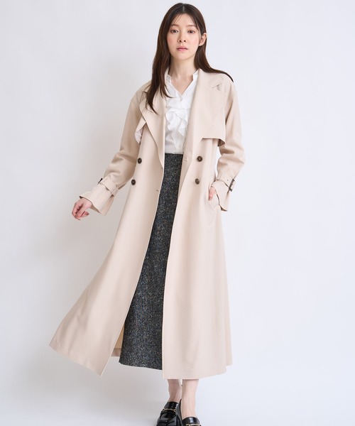 NOELA（ノエラ）の「オーバートレンチコート（トレンチコート・レディース・ベージュ/キャメル・S/M）」の14枚目の写真