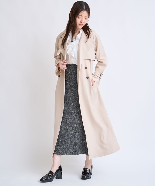 NOELA（ノエラ）の「オーバートレンチコート（トレンチコート・レディース・ベージュ/キャメル・S/M）」の16枚目の写真