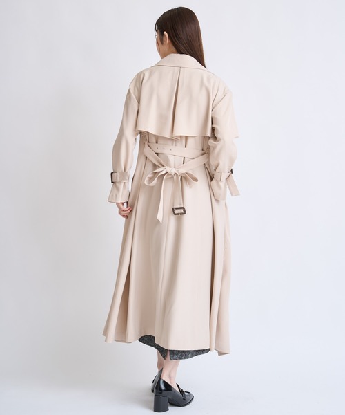 NOELA（ノエラ）の「オーバートレンチコート（トレンチコート・レディース・ベージュ/キャメル・S/M）」の17枚目の写真