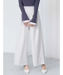 MERCURYDUO | レースレイヤードタックパンツ(その他パンツ)