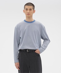 MARGARET HOWELL(�}�[�K���b�g�n�E�G��)��COTTON STRIPE JERSEY(T�V���c/�J�b�g�\�[)