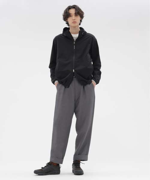 MARGARET HOWELL(マーガレットハウエル)の「COTTON STRIPE JERSEY(Tシャツ/カットソー・メンズ・ブルー/ホワイト×ブラック・MEDIUM/LARGE)」の4枚目の写真