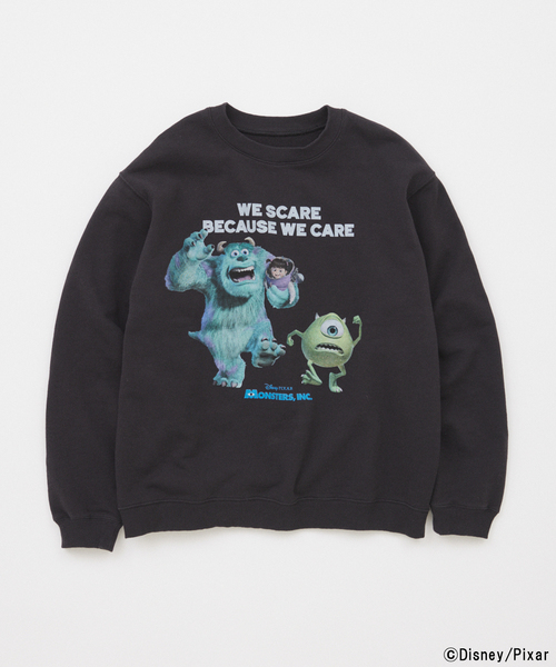 JOURNAL STANDARD（ジャーナルスタンダード）の「Monsters Inc / モンスターズ・インク プリント スウェット（スウェット・メンズ・ブラック系その他/イエロー/パープル/ホワイト系その他/ホワイト・LARGE/MEDIUM）」の3枚目の写真