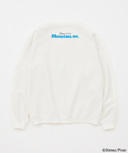 JOURNAL STANDARD（ジャーナルスタンダード）の「Monsters Inc / モンスターズ・インク プリント スウェット（スウェット・メンズ・ブラック系その他/イエロー/パープル/ホワイト系その他/ホワイト・LARGE/MEDIUM）」の9枚目の写真