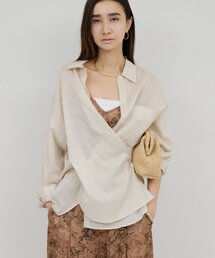 GALLARDAGALANTE | 【2WAY】カシュクールローンシャツ(シャツ/ブラウス)