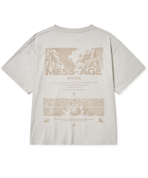 BELIEVE OVERFIT TEE - LIGHT GREY