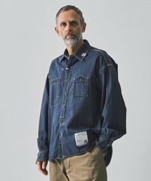in・stru(men-tal).（インストルメンタル）の「【MIHARAYASUHIRO/ミハラヤスヒロ】COTTON TENCEL DENIM WORK LS SHIRTS（シャツ/ブラウス）」