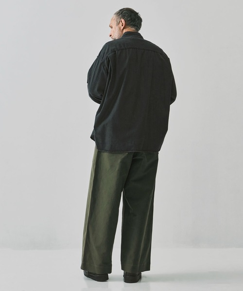 In・stru(men-tal).（インストルメンタル）の「【 in・stru(men-tal)./インストールメンタル】COTTON TENCEL DENIM WORK LS SHIRTS/Maison MIHARAYASUHIRO（シャツ/ブラウス・メンズ・インディゴブルー/ブラック・44/46）」の7枚目の写真