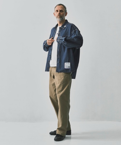 In・stru(men-tal).（インストルメンタル）の「【 in・stru(men-tal)./インストールメンタル】COTTON TENCEL DENIM WORK LS SHIRTS/Maison MIHARAYASUHIRO（シャツ/ブラウス・メンズ・インディゴブルー/ブラック・44/46）」の10枚目の写真