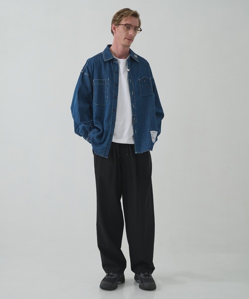 in・stru(men-tal)./インストールメンタル】COTTON TENCEL DENIM WORK